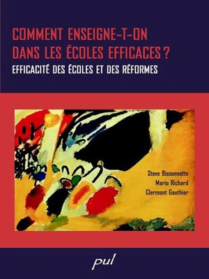 cover image of Comment enseigne-t-on dans les écoles efficaces?
